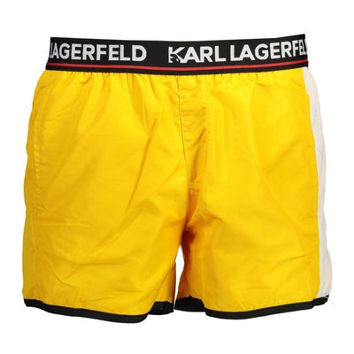 Karl Lagerfeld Fürdőnadrág | Sárga-Fehér