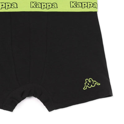 Kappa Boxer | Fekete-Lime Zöld