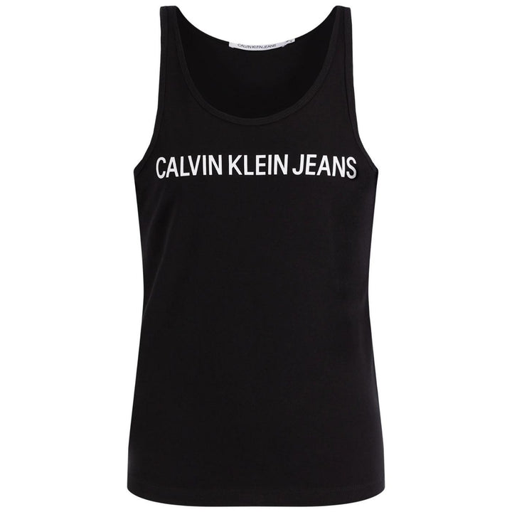 Calvin Klein  Trikó | Fekete Feliratos