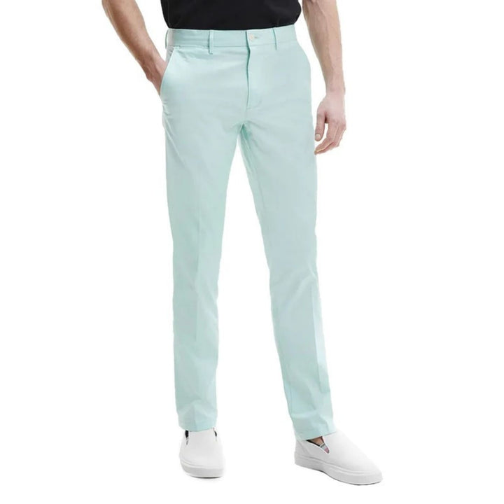 Tommy Hilfiger Denton TH Flex | Férfi Chino Nadrág | Halvány Zöld
