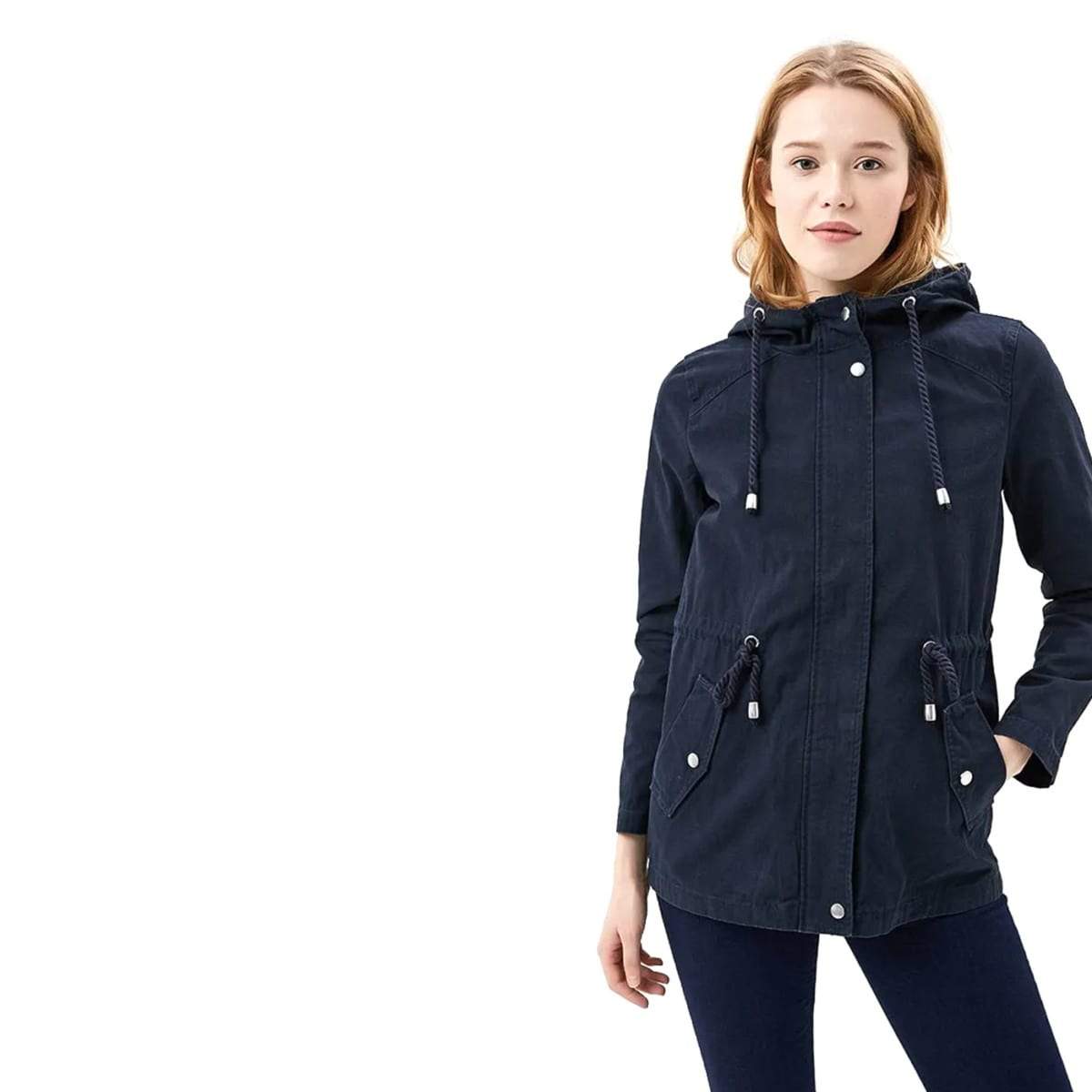 Tom Tailor Vékony Parka Kabát | Sötétkék