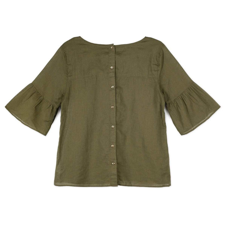 Tom Tailor Blúz | Khaki