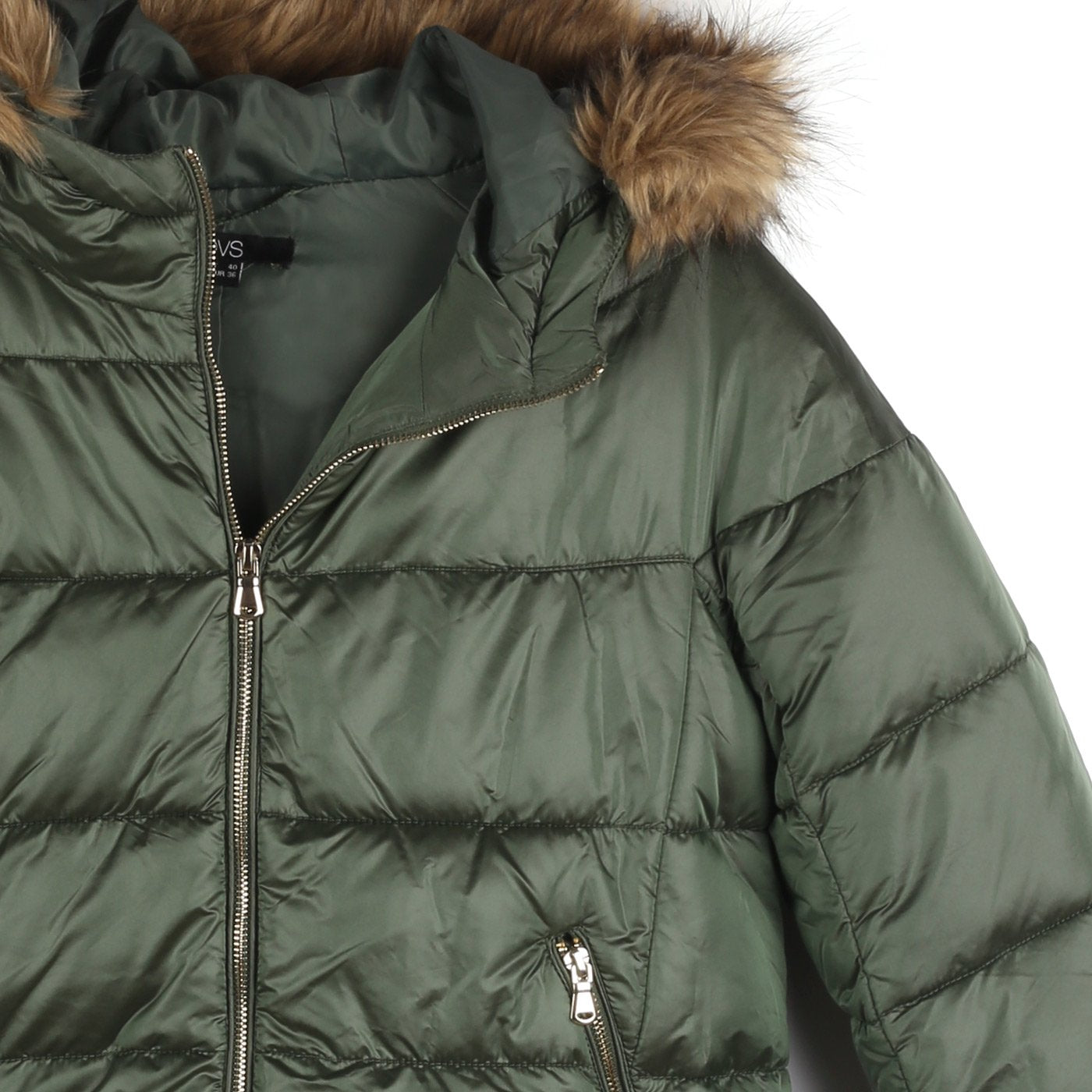 OVS Steppelt Kabát | Zöld