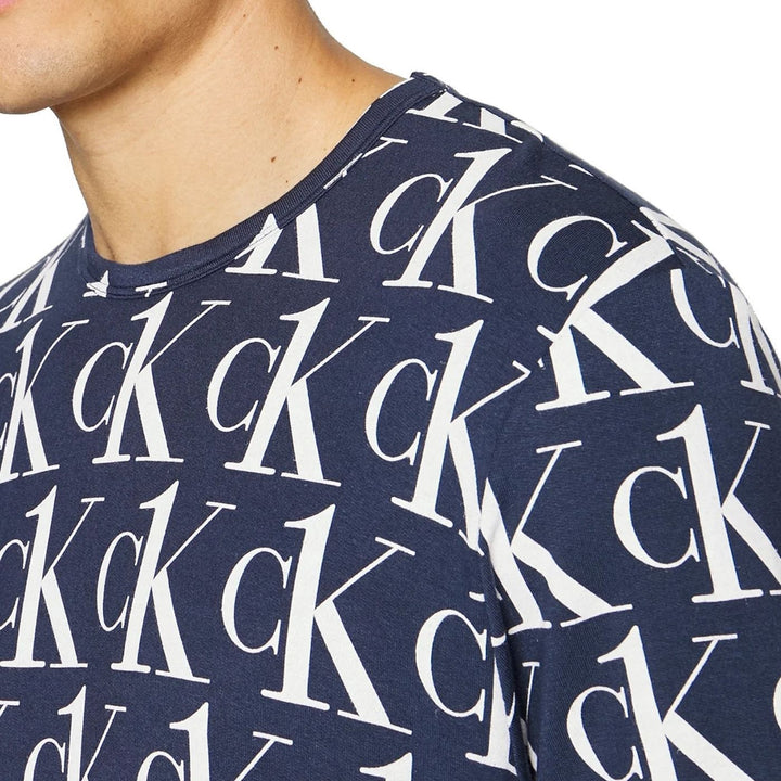 Calvin Klein | Férfi Póló | Kék-Fehér