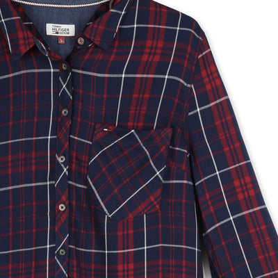 Tommy Hilfiger Ing | Piros - Kék Kockás