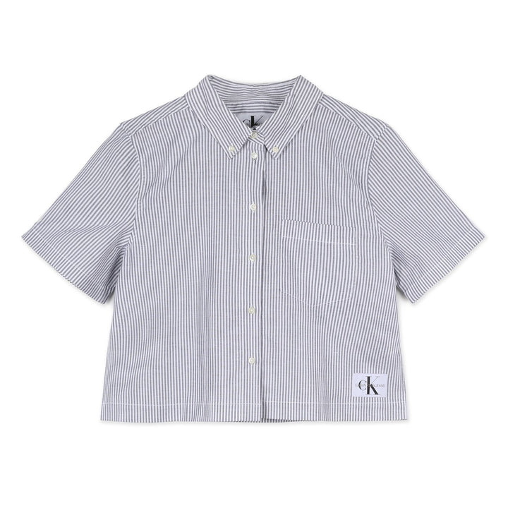 Calvin Klein Csíkos Crop Ing