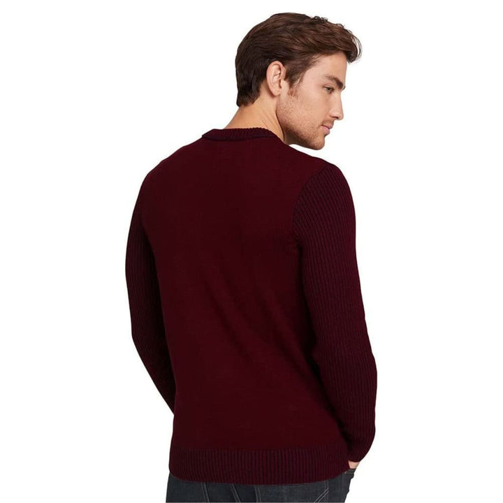 Tom Tailor Kötött Pulóver | Bordó