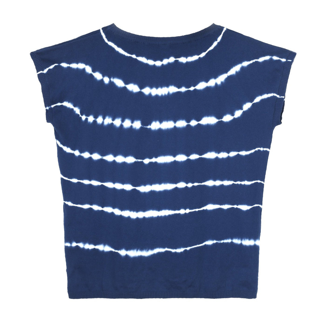OVS Kötött Mellény | Kék Batikolt