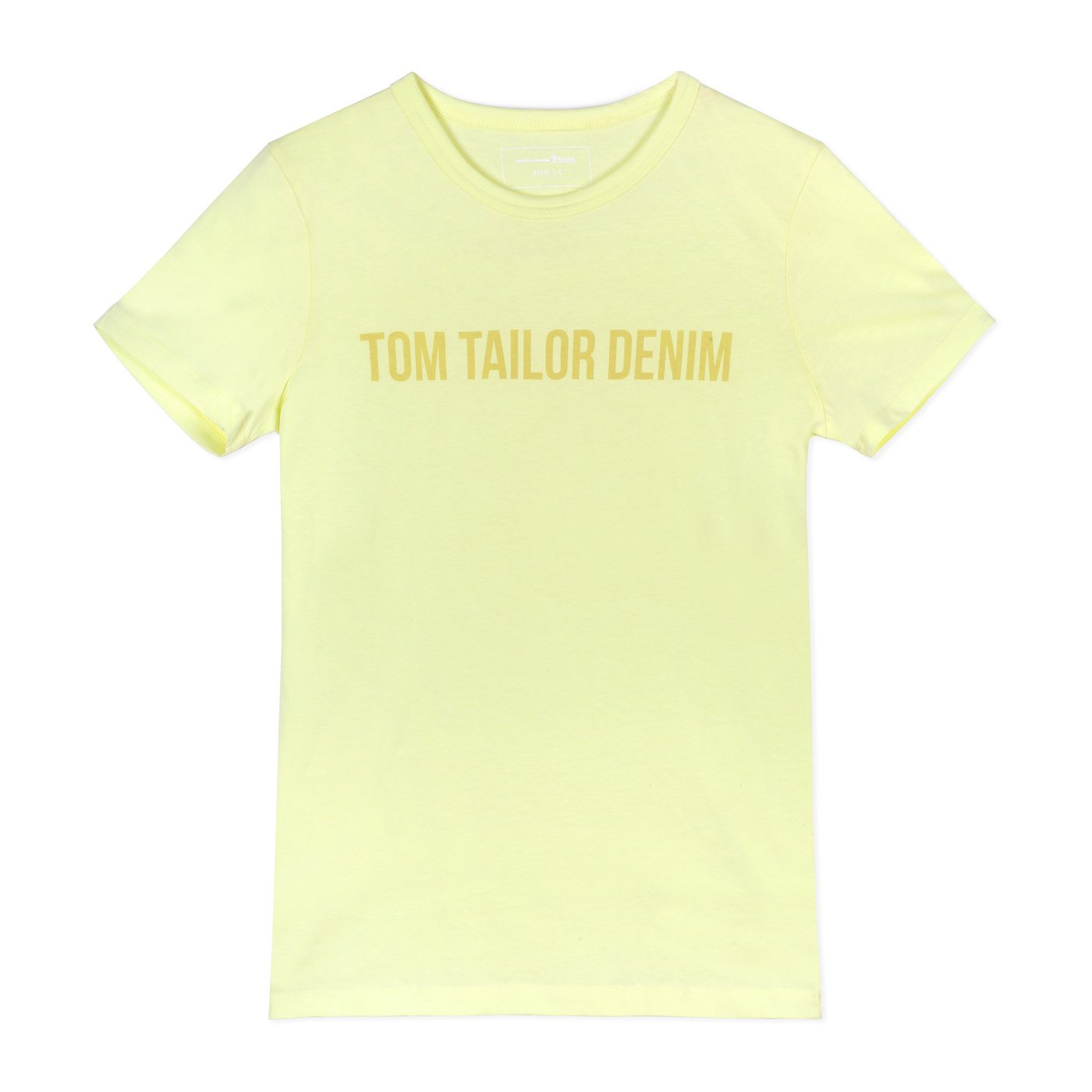 Tom Tailor Denim Póló | Halványsárga
