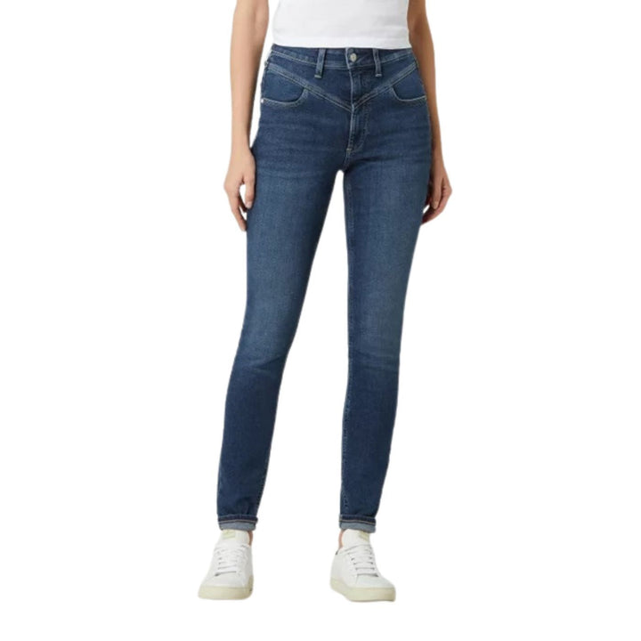Calvin Klein Koptatott Kék Farmernadrág